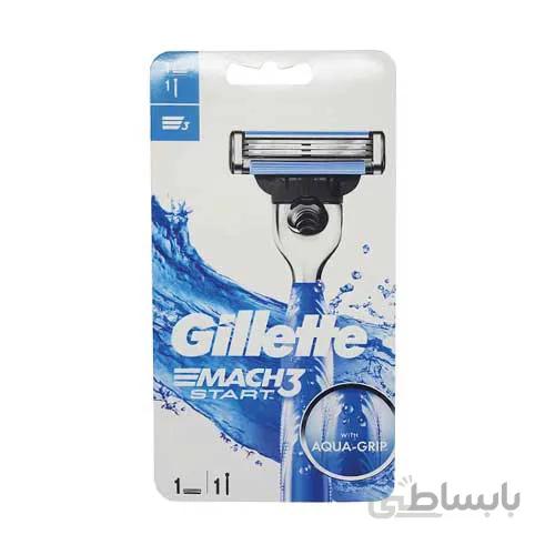 خودتراش ژیلت مدل Mach 3 Start ا MACH 3 START 1 UP RAZOR