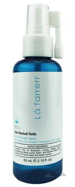 تونیک محرک رشد مو و ابرو مدل رزکسیدیل لافارر ا Rosexidel Hair Growth Tonic 65Ml LA FARRERR