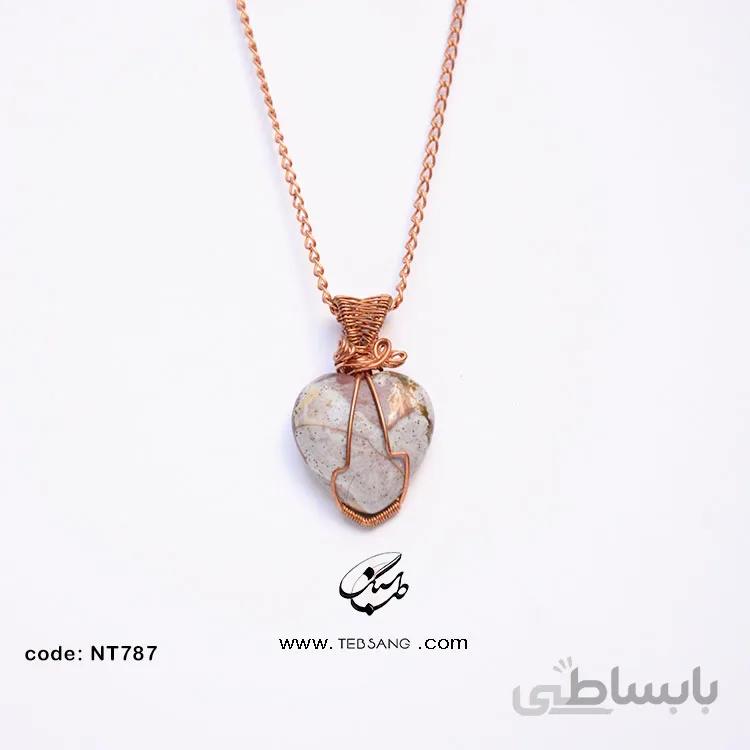گردنبند زنانه سنگ جاسپر NT-789