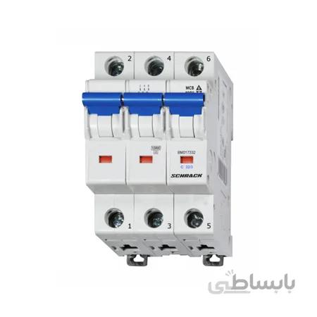 کلید مینیاتوری شراک – سه پل 32 آمپر تیپ C