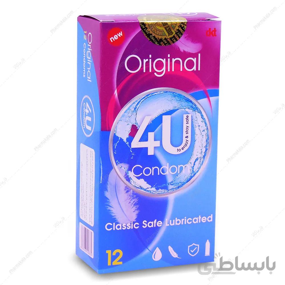 کاندوم اوریجینال 4U Original فور یو 12 عددی