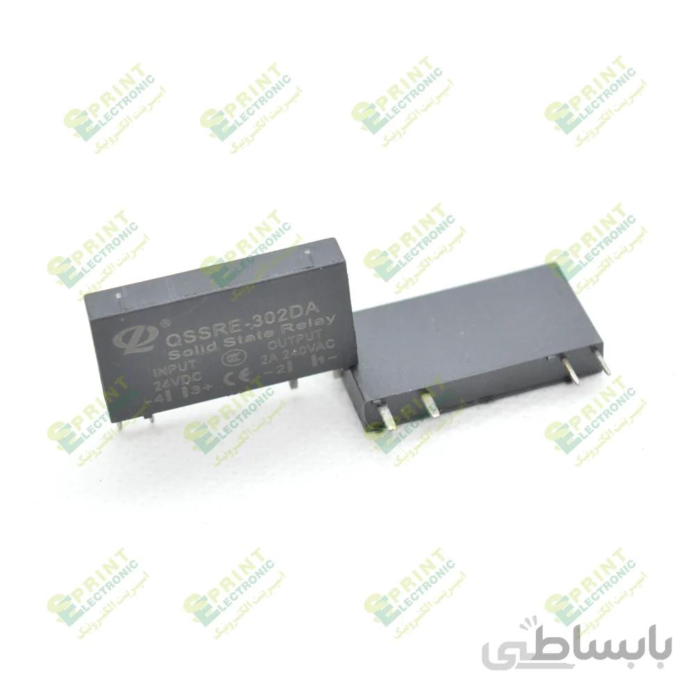 رله الکترونیکی SSR روبردی 4 پایه تک فاز 4 آمپر DC/AC