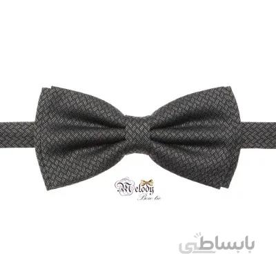 پاپیون سری مندو - مردانه (طرح مشجر خاکستری)