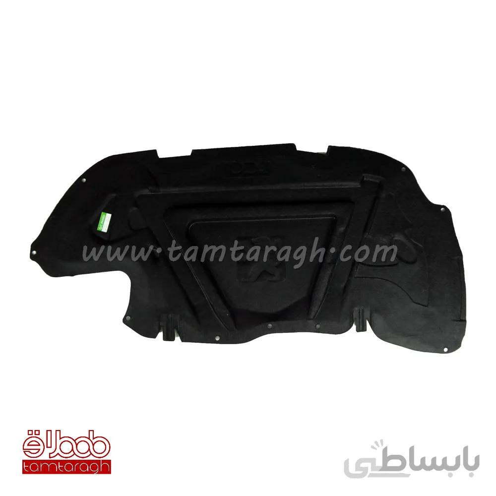عایق درب موتور (نمد کاپوت) بدون آلومنیوم پژو 206 برند ایده پارت نیکان