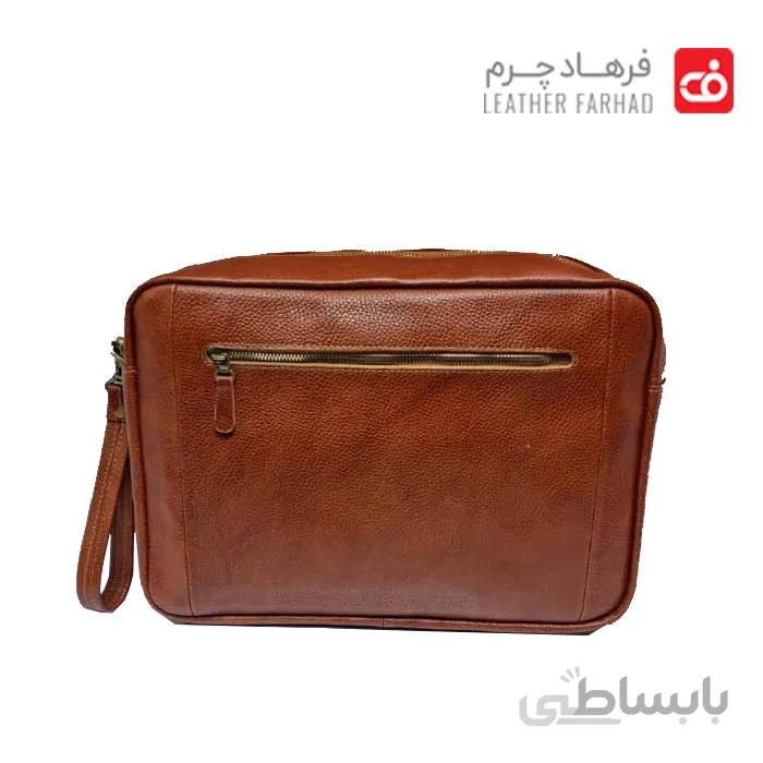 کیف کلاسوری زیپی فولوتر چرم طبیعی تبریز