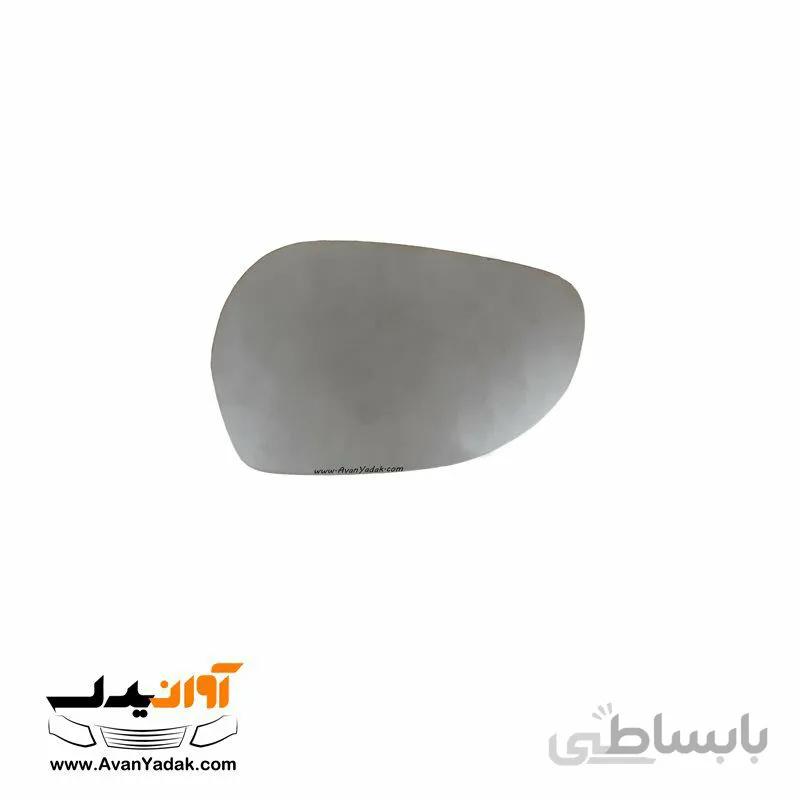 شیشه آینه بغل سمت راست ساینا و کوییک بهمراه قاب فابریک دور شیشه