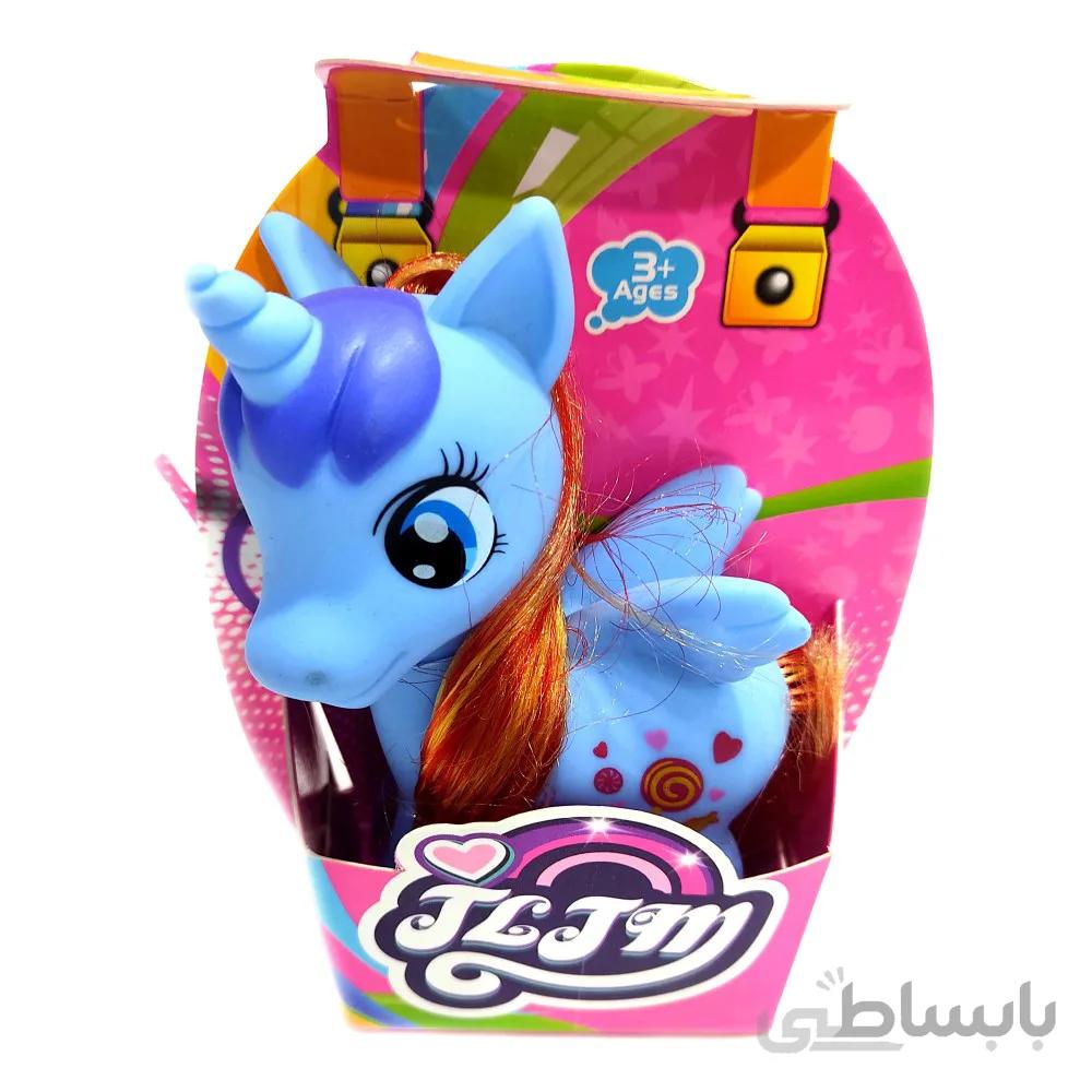 عروسک اسب پونی آبی ارتفاع 11 سانتی متر My Little Pony_اسباب بازی