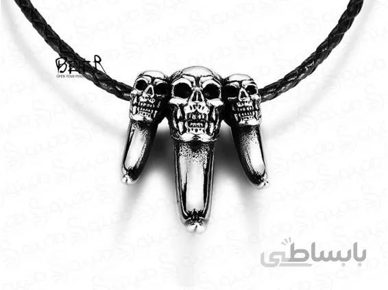 گردنبند مردانه پنجه جمجمه beier-n-3