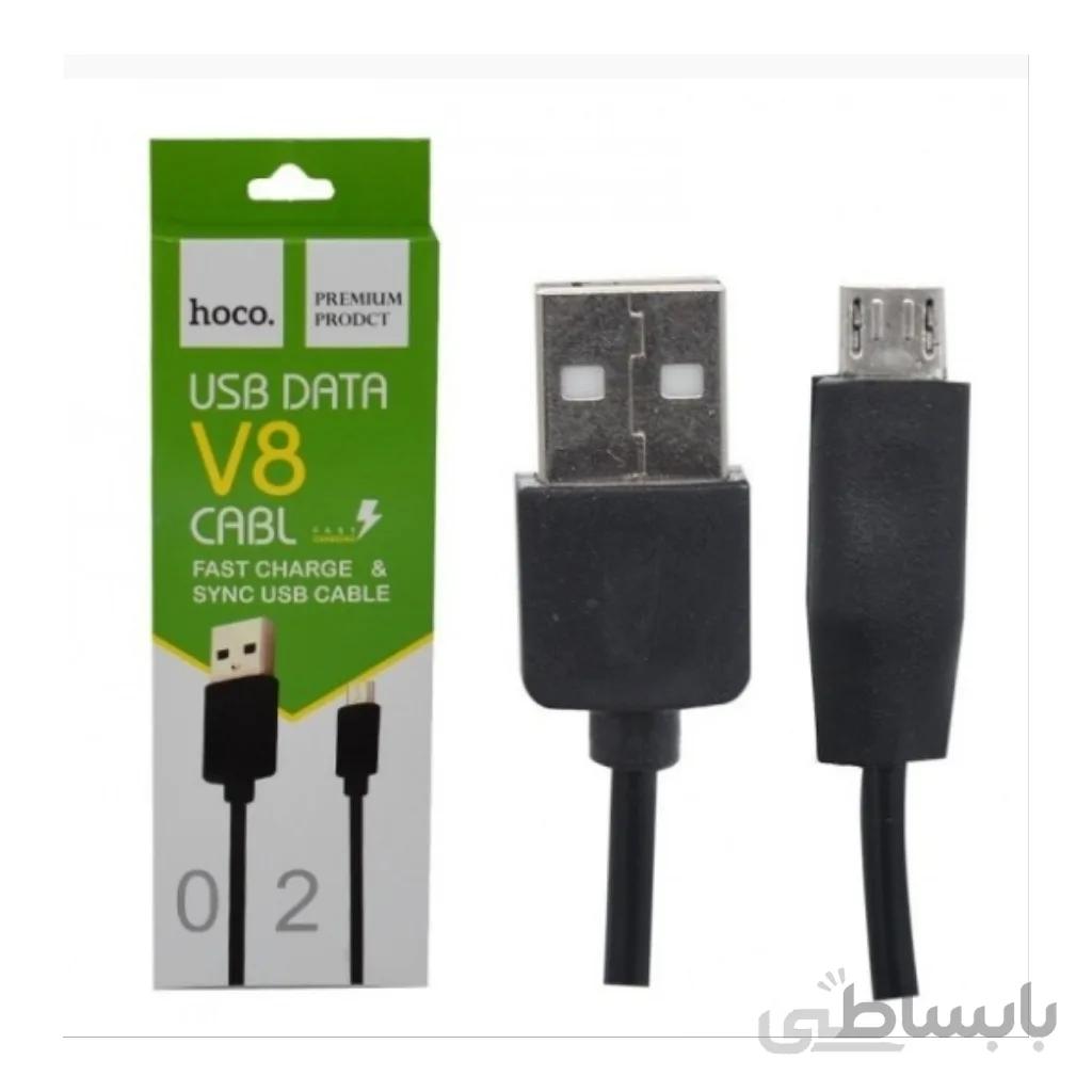 کابل شارژ اندروید طول 1 متر هوکو (hoco) کپی مدل V8-02