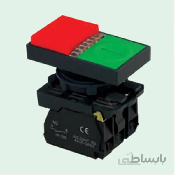استارت استپ دوبل چراغ دار سالزرSAA22-AL8465-1NO+1NC