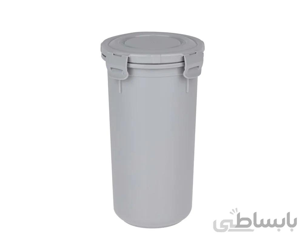 ظرف نگهدارنده مدل Daily Yuvarlak Soft Gri مادام کوکو