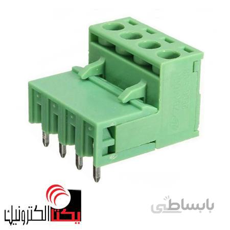 ترمینال فونیکس 4 پین رایت انگل بافاصله پایه 5.08