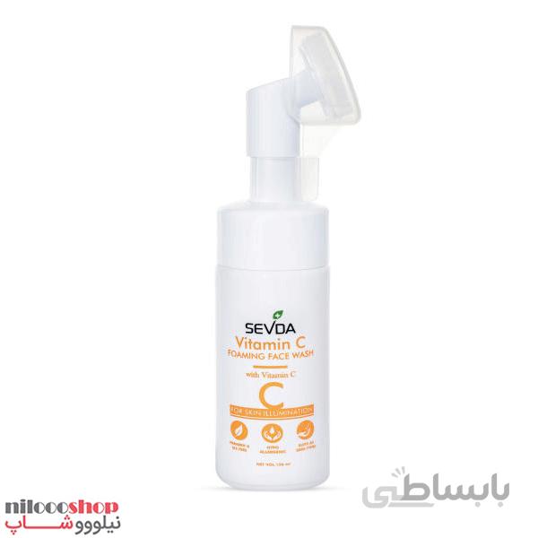 فوم شستشو صورت سودا مدل VITAMIN C حجم 150 میلی لیتر ا Soda face wash foam model VITAMIN C volume 150 ml