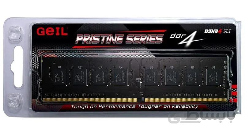 رم دسکتاپ DDR4 تک کاناله 2400 مگاهرتز CL17 گیل مدل Pristine ظرفیت 4 گیگابایت
