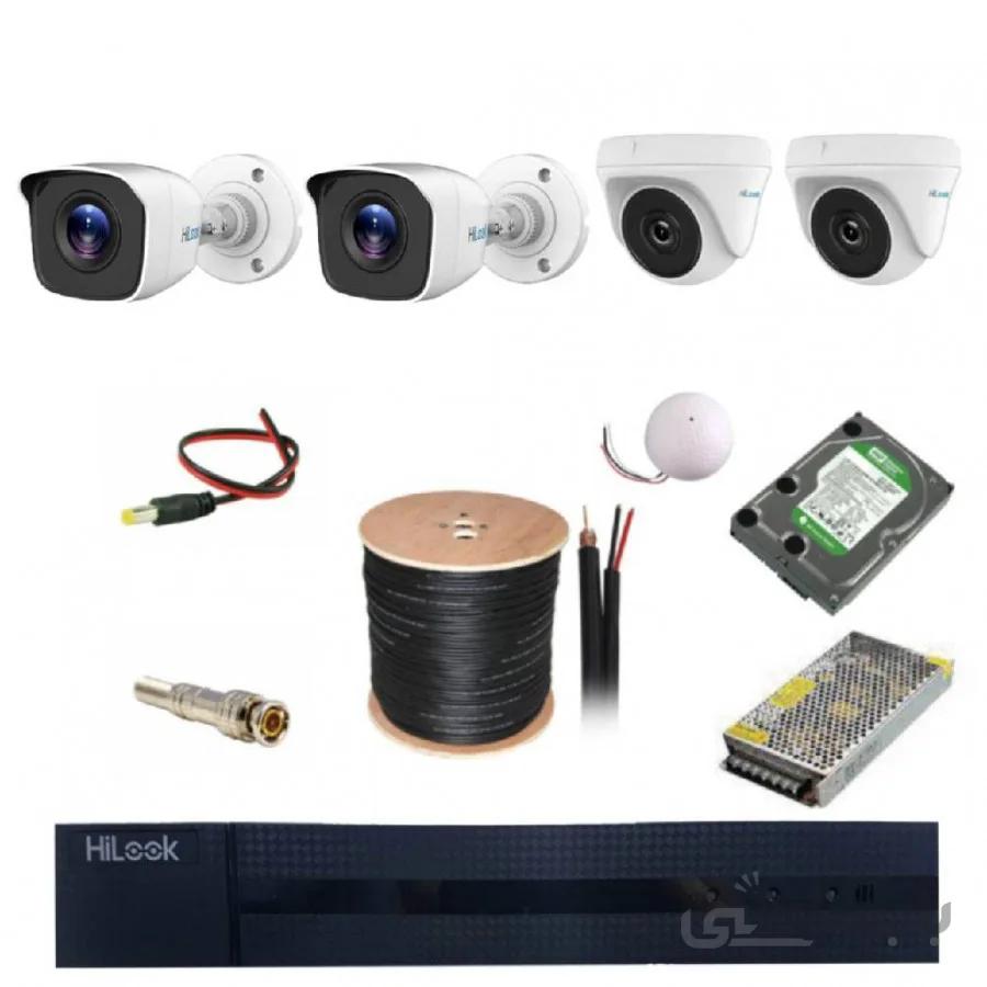 پکیج 4 دوربین هایلوک مدل 2DP2B