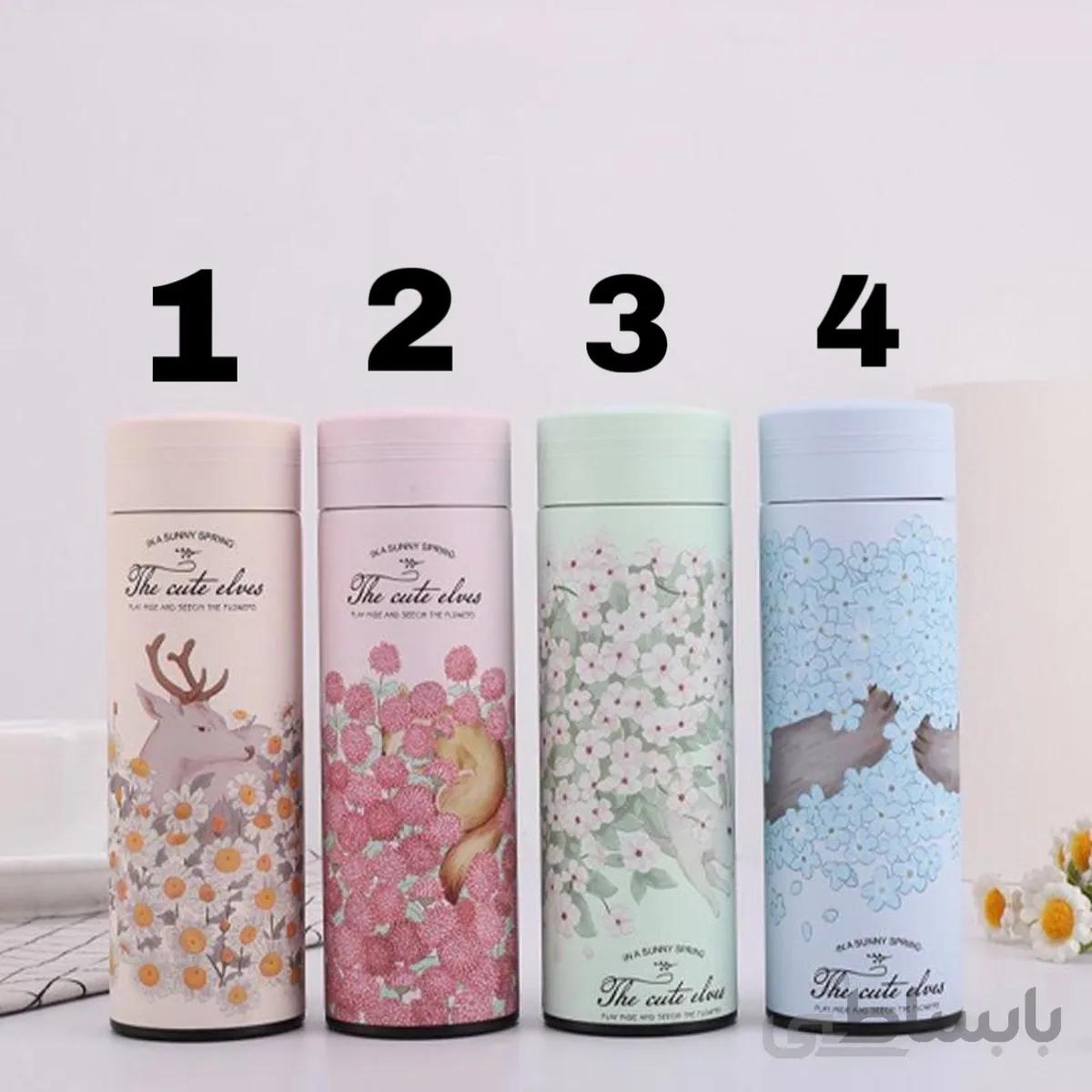 فلاسک 500میل طرح گل