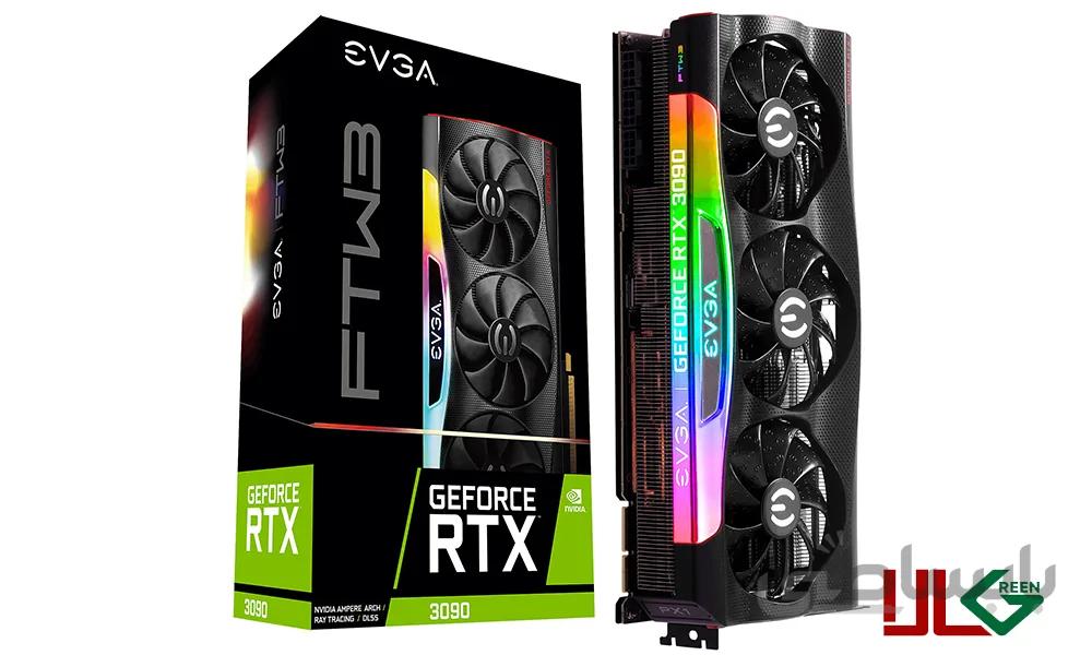 کارت گرافیک ای وی جی ای GeForce RTX 3090 FTW3 GAMING 24GB ا EVGA GeForce RTX 3090 FTW3 GAMING 24GB GDDR6X Graphics Card