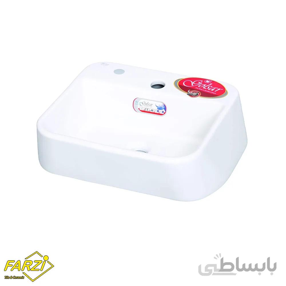 روشویی روکابینتی پلاتوس گلسار فارس ا Pelatoos Counter Basin