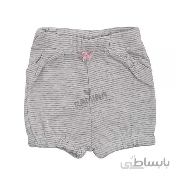 شورت پادار طرح لاولی طوسی نیلی Nili