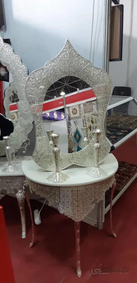 آیینه کنسول ملیله کاری کد ۱۰۵۰۷