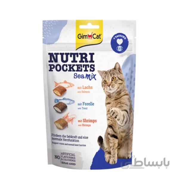 تشویقی گربه حاوی ماهی و میگو جیم کت – GimCat Sea Mix