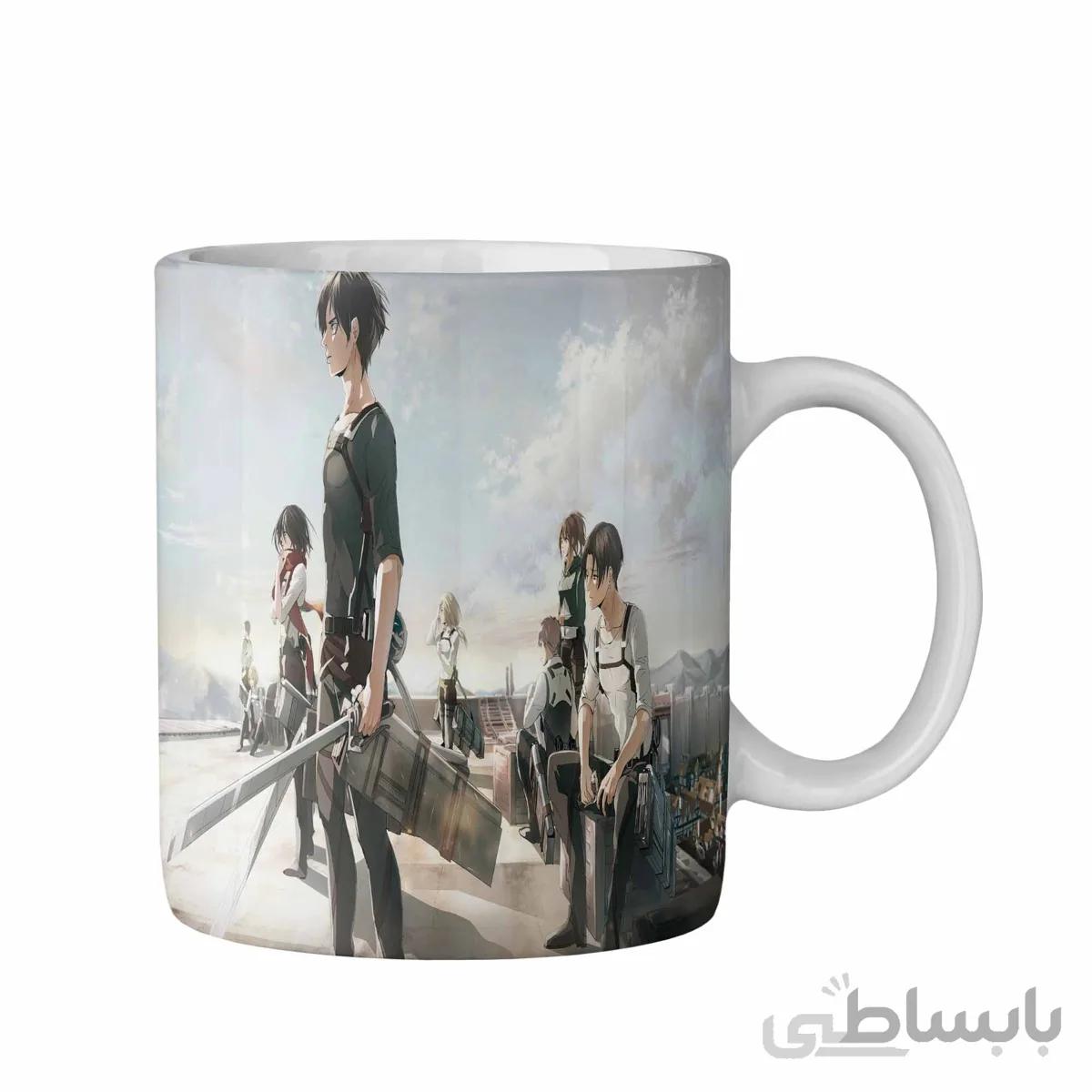ماگ طرح انیمه اتک ان تایتان Attack on Titan