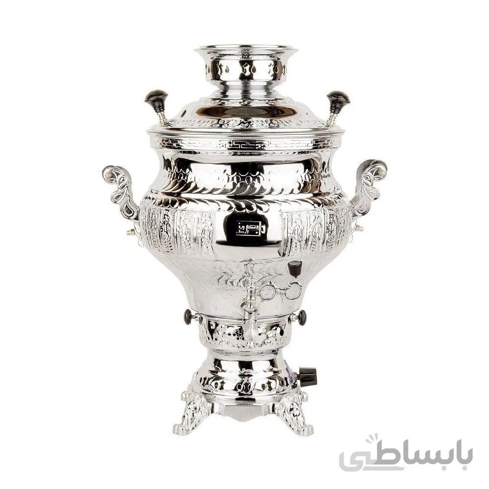سماور گازی بهریز مدل داتیس قلم کاری (10 لیتری)