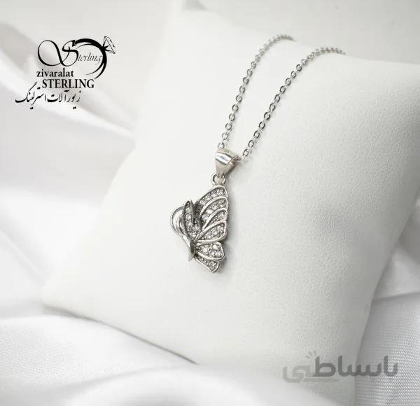گردنبند نقره زنانه کد 180576