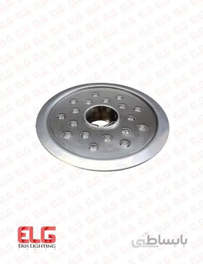 چراغ فواره ای 18 وات ضد آب مناسب لوله 2 تا 3/4 اینچ 12 ولت
