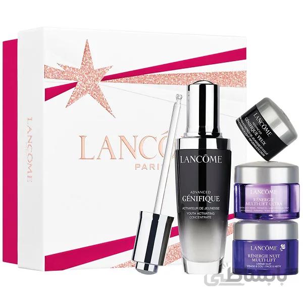 پک روتین لانکوم LANCOME | سرم ژنفیک GENIFIQUE حجم ۵۰ میل | کرم شب و روز مولتی لیفت رینرژی + دور چشم