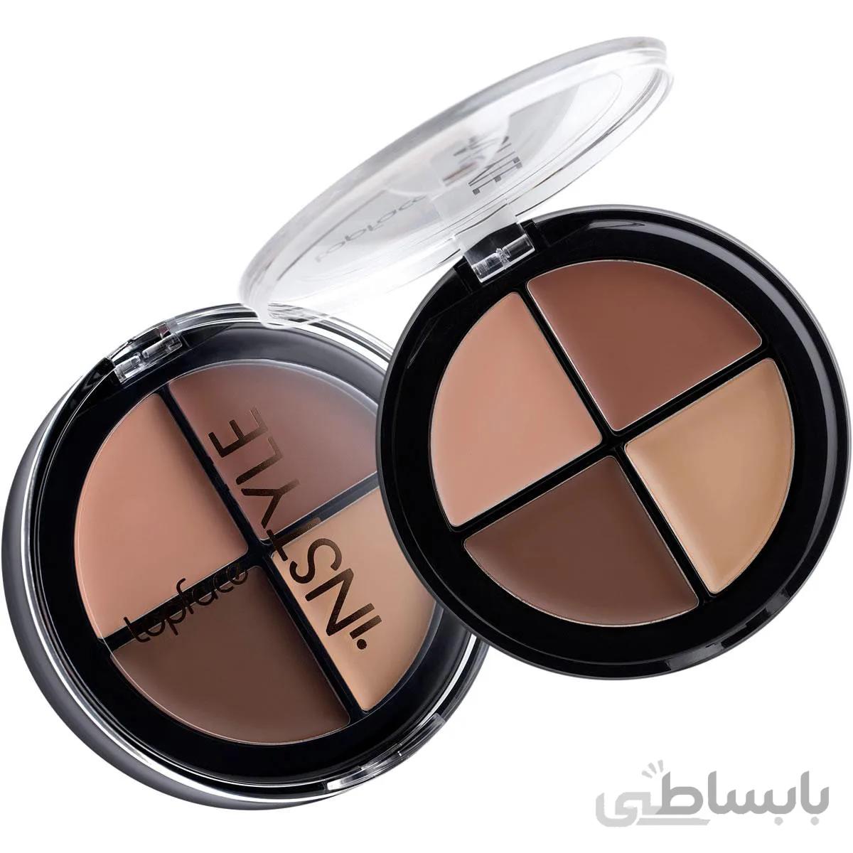 کرم پالت کانتور اینستایل تاپ فیس ا Topface Instyle Cream Contour Palette