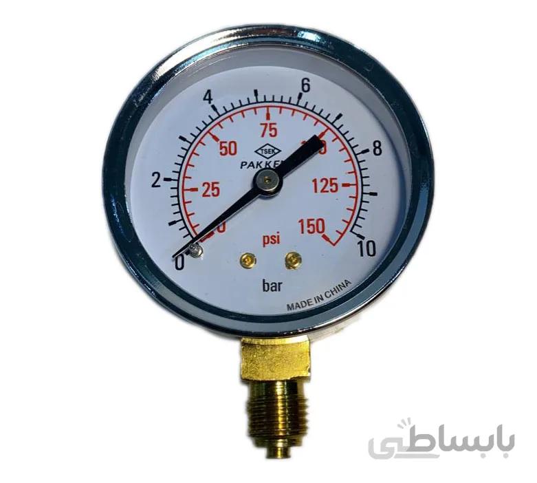 گيژ 10 بار 150 psi صفحه 6 سانت ناتالي تست گاز