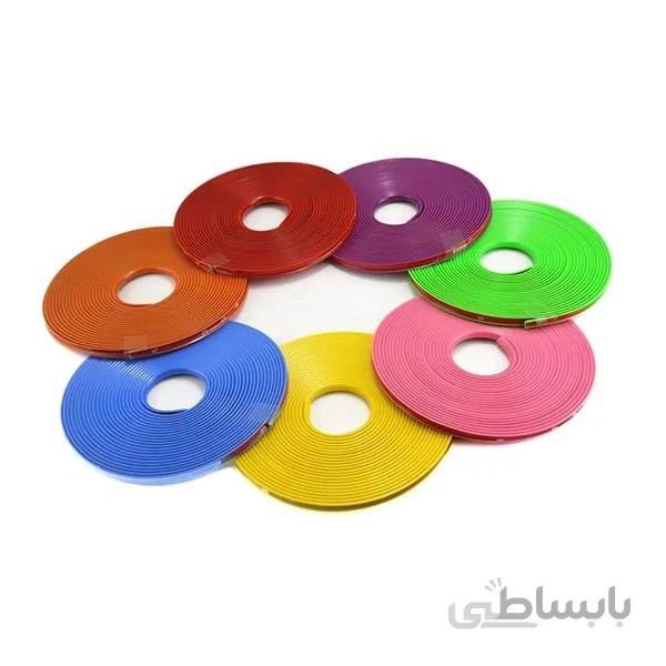 نوار محافظ دور رینگ فلکسیبل چسبدار ا Roll Car Wheel Hub Tire Sticker