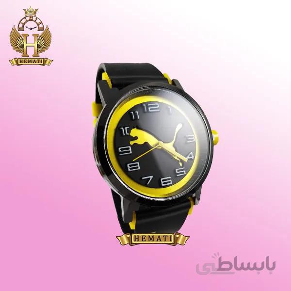 ساعت مردانه پوما PUMA PM107 مشکی_زرد