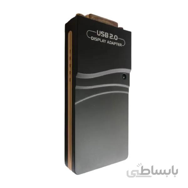 تبدیل USB 2.0 به HDMI و VGA و DVI با کیفیت 1152p فرانت FN-U2D102 ا Faranet UGA USB2.0 To DVI / VGA / HDMI Converter, 1152p Support / FN-U2D102