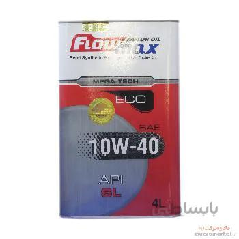 روغن موتور پارس فلومکس 10w-40 SL Mega Tech eco حجم 4 لیتر