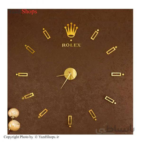 ساعت دیواری فانتزی طرح تاج ROLEX در پنج رنگ