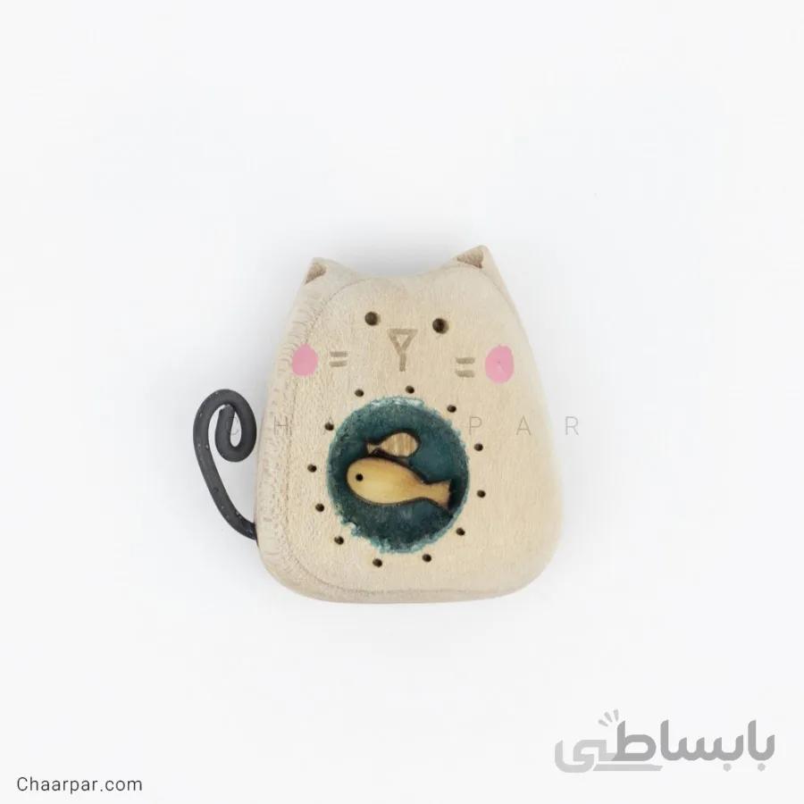 پیکسل گربه ماهی به دل