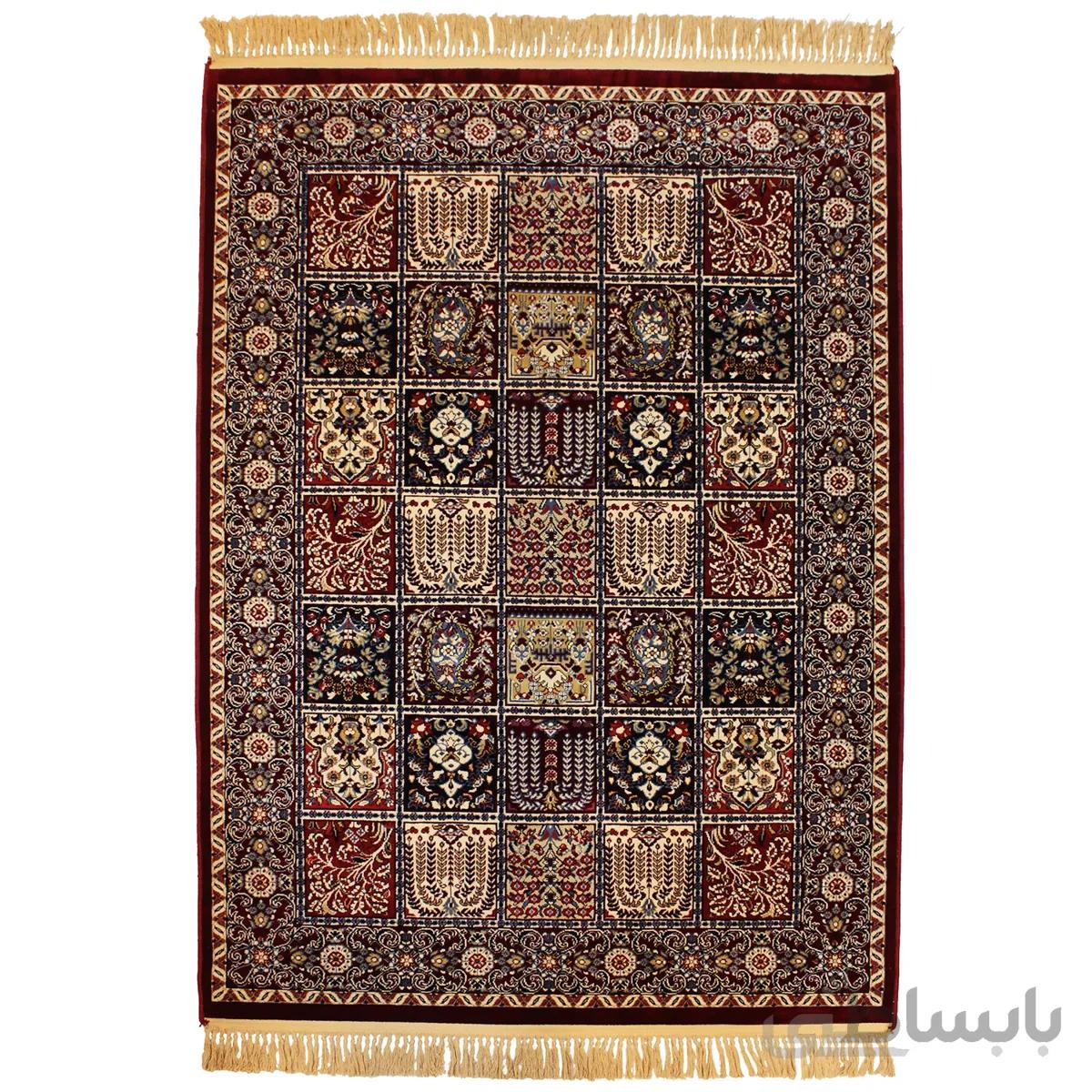 فرش ماشینی تمام ابریشم بِلستا ترکیه کد 818283