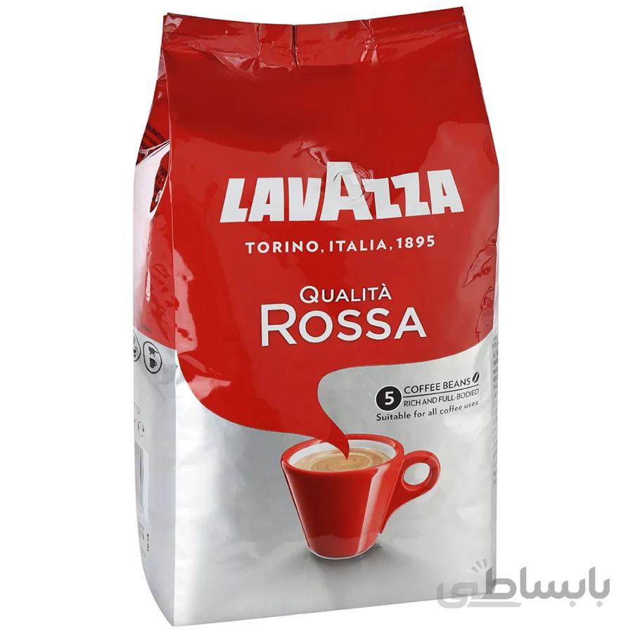 دانه قهوه لاوازا LAVAZZA مدل 1Kg)Qualita Rossa)
