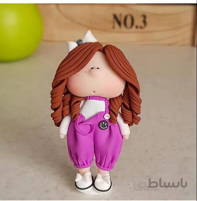 لیوان عروسک خمیری طرح مادر و کودک کد ۱۰۱۰۳۲