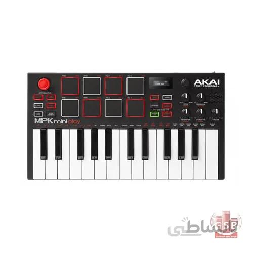 Akai MPK mini Play میدی کنترلر