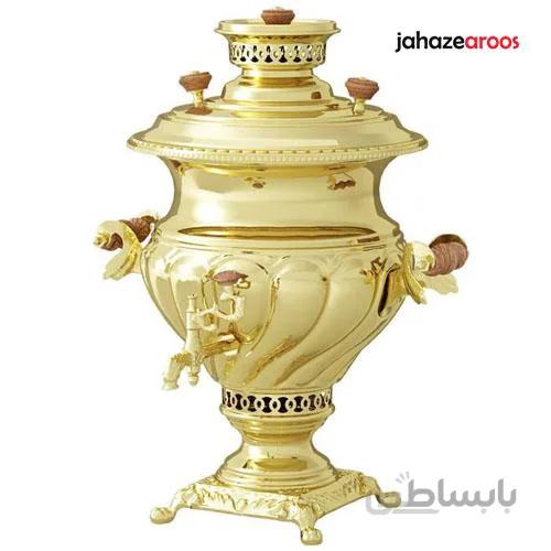 سماور زغالی اکبربرادران مدل 2003 ظرفیت 8 لیتر