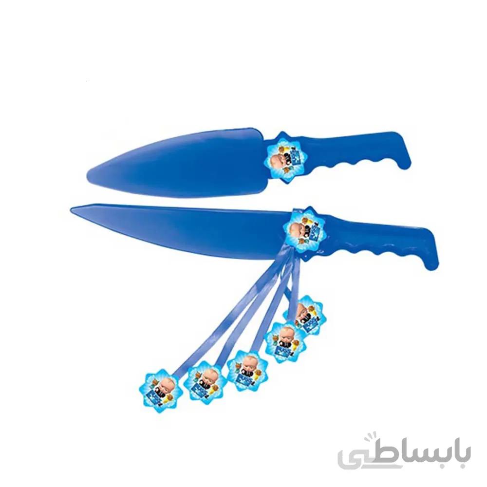کارد و کفگیر کیک تم تولد بچه رئیس