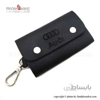 جاکلیدی کیف چرمی لوگودار