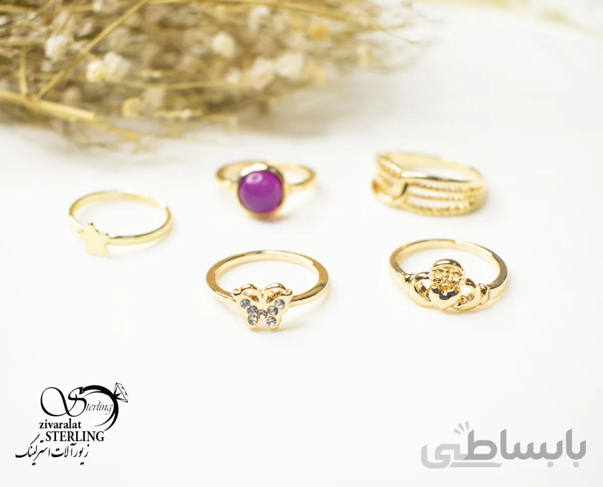 پک انگشتر زنانه کد 5599