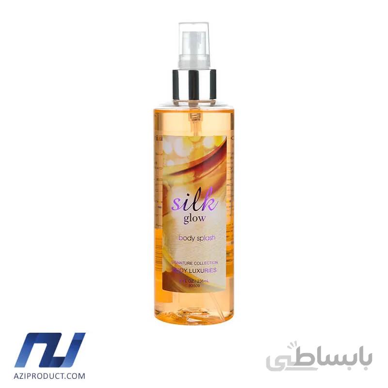 بادی اسپلش زنانه بادی لاکچری مدل Silk Glow حجم 236 میل
