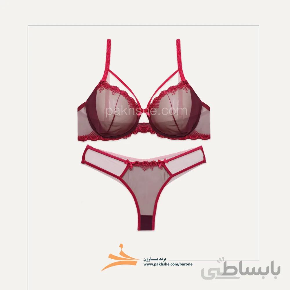 ست شورت و سوتین هارنس دار برند بارون کد 345031