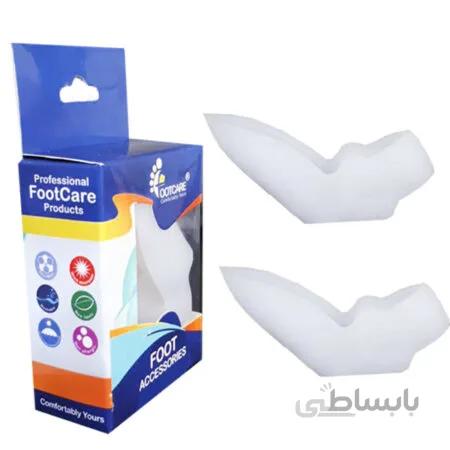 فاصله دهنده سیلیکونی دو انگشتی ساپورت دار فوت کر