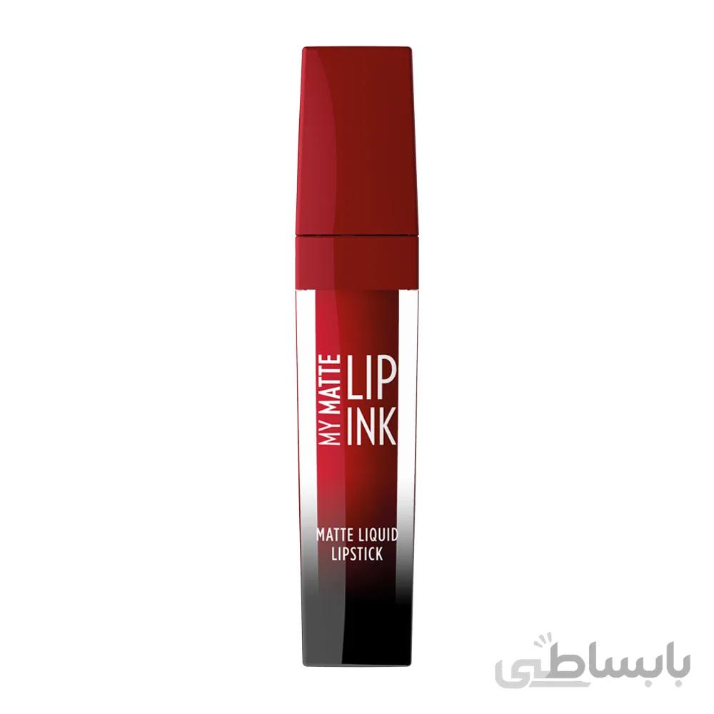 رژ لب مایع مات گلدن رز مدل My Matte Lip Ink شماره 12 ا Golden Rose My Matte Lip Ink Liquid Lipstick No. 12